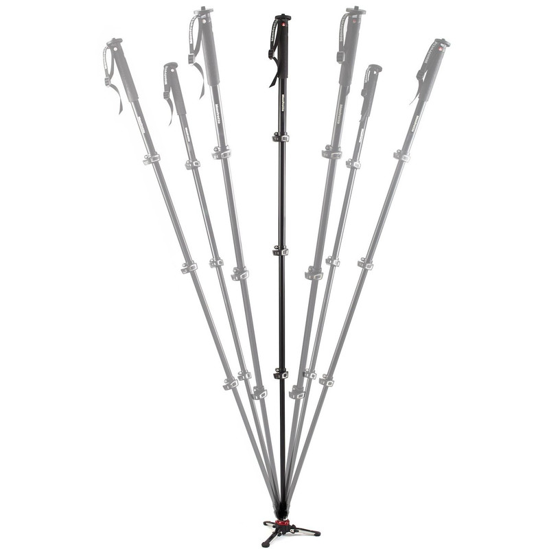 Manfrotto Aluminium-enbensstativ MVMXPRO500 med flytande panoreringshuvud