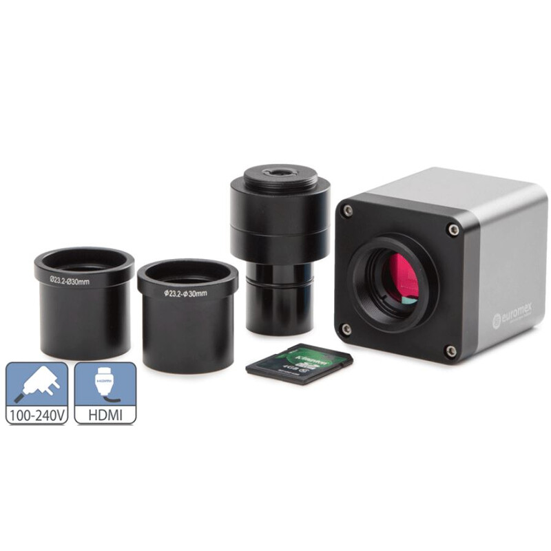 Euromex Kamera HD-Mini, VC.3020, color, CMOS, 1/3", 1.2 MP, HDMI