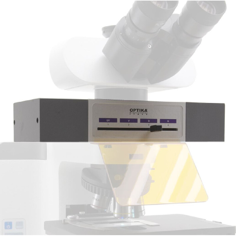 Optika M-1031M, 4-läges LED-fluorescensfäste, utan LED-fluorescensfiltersatser