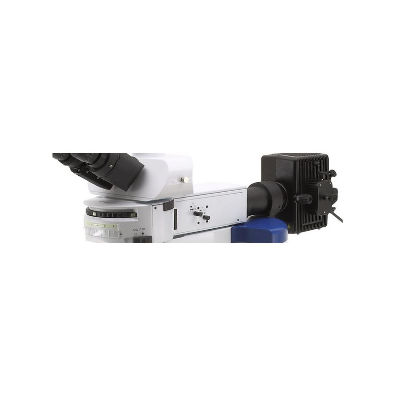 Optika Fluorescensfäste M-1032 6-position HBO blå, filter (FITC & TRITC)