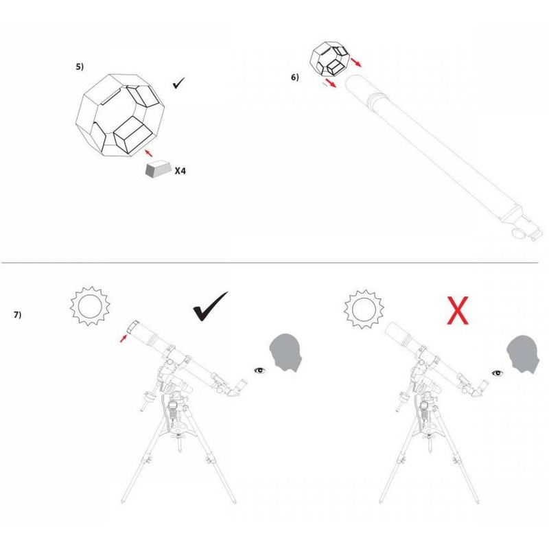 Explore Scientific Sun Catcher solfilter för 150-160 mm Newton