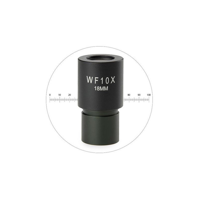 Euromex Okular för mätning WF 10x/18 mm mikrometer, MB.6010-M (MicroBlue)