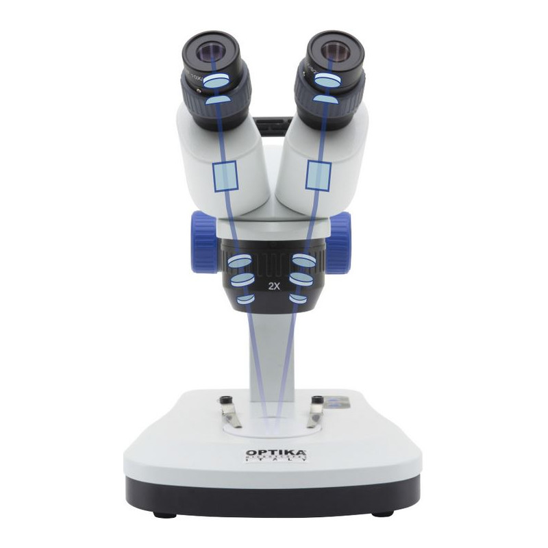 Optika Stereomikroskop SFX-33, bino, 20x, 40x, fast arm