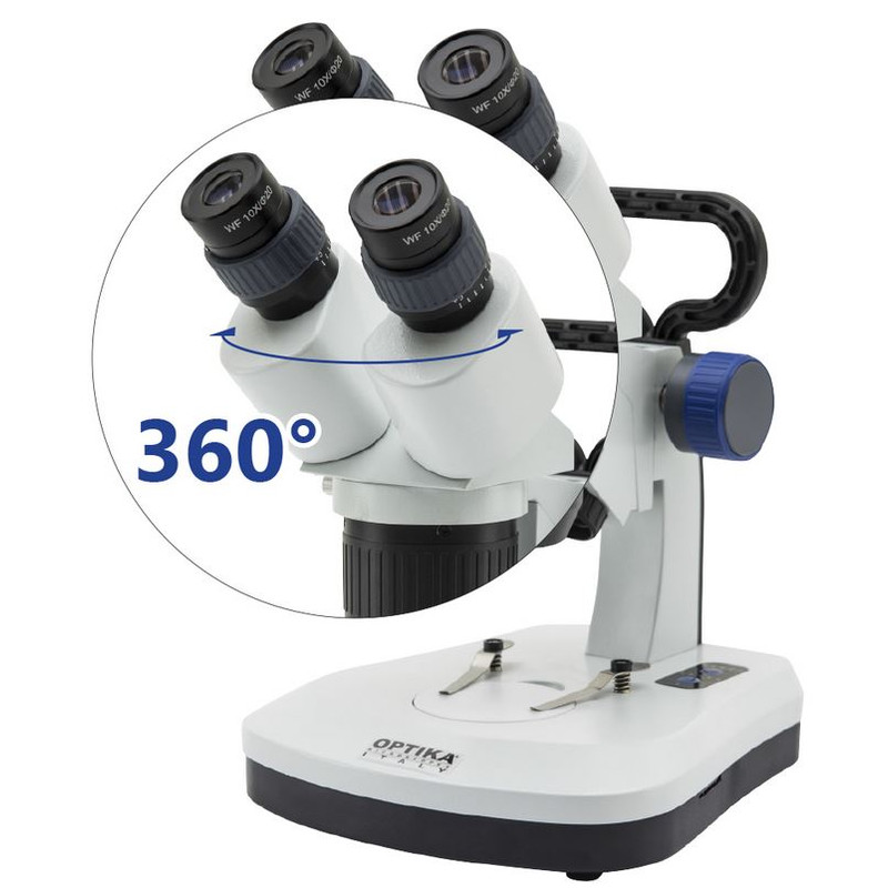 Optika Stereomikroskop SFX-51, bino, 20x, 40x, fast arm, vridbart huvud