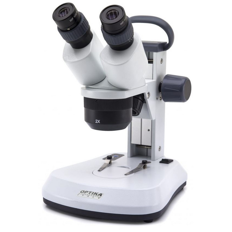 Optika Stereomikroskop SFX-91, bino, 10x, 20x, 40x, Kuggstång, vridbart huvud