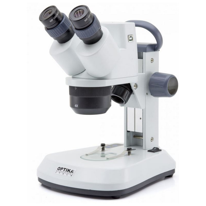Optika Stereomikroskop SFX-91, bino, 10x, 20x, 40x, Kuggstång, vridbart huvud