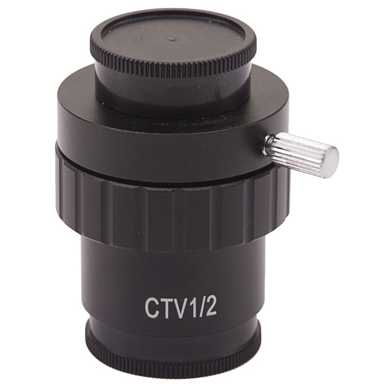 Optika Kameraadapter Adapter för C-Mount ST-419, 1/2"-sensor, 0,5x, fokuserbar (LAB 30)