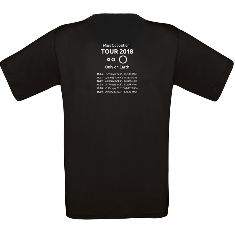T-Shirt Mars Opposition 2018 - Storlek 2XL svart