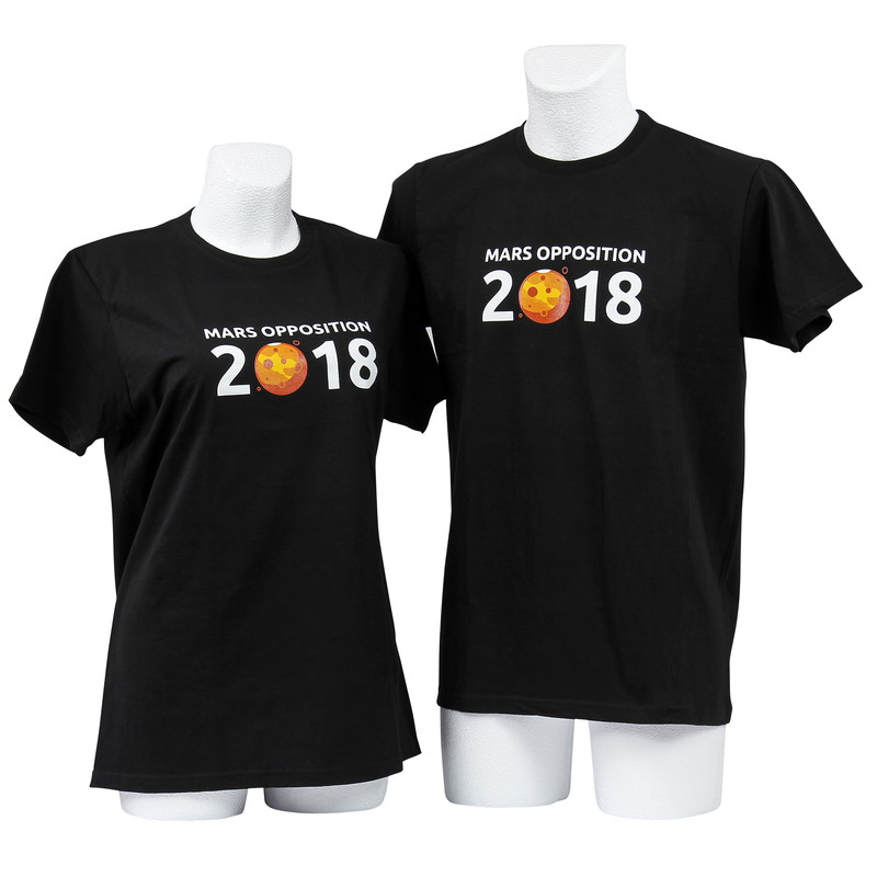 T-Shirt Mars Opposition 2018 - Storlek L svart