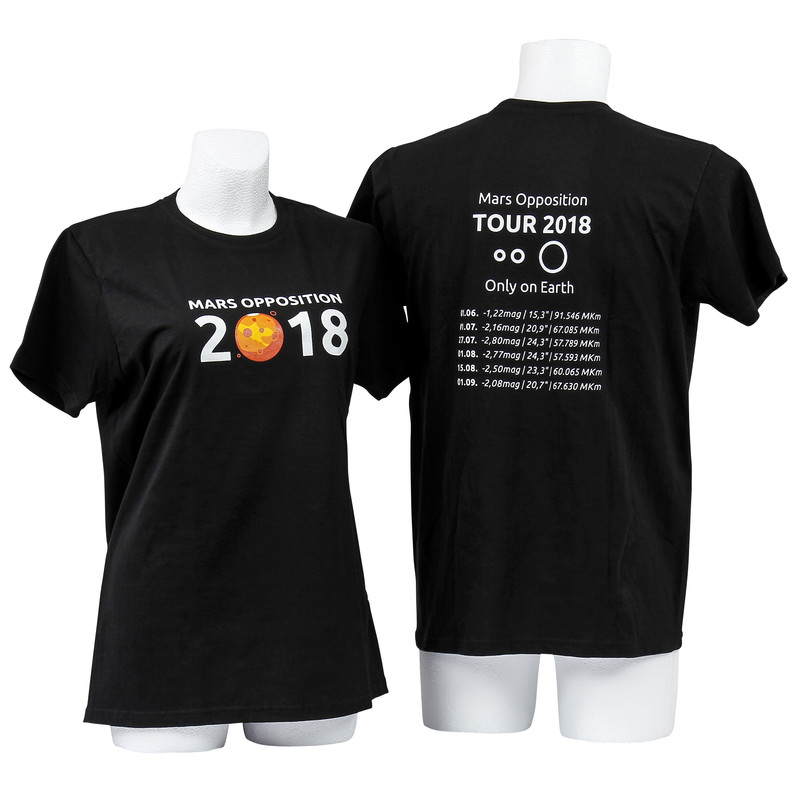 T-Shirt Mars Opposition 2018 - Storlek L svart