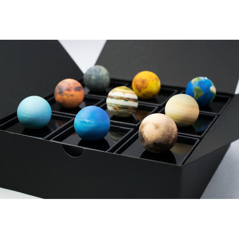 AstroReality Reliefglob Solar System Mini Set 9 x 3 cm