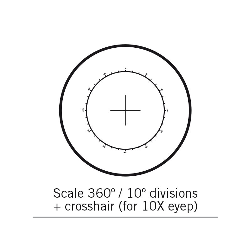 Motic Kikarsikte 360°/10°, endast f.10X, Ø 25 mm (SMZ-161)