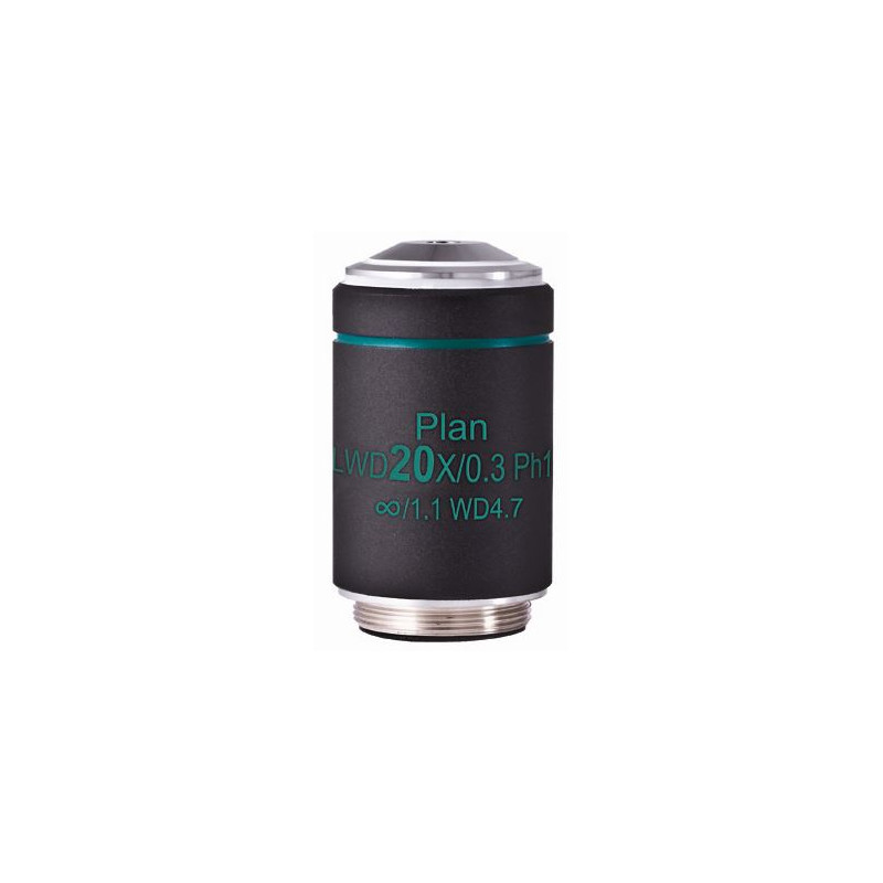 Motic Objektiv WD PL Ph CCIS, plan, achro, fas, 20x/0,3 b.d. 4,7mm, Ph1 (AE2000)
