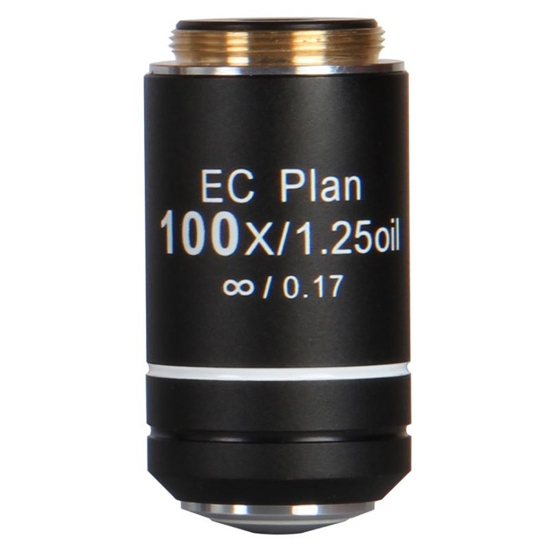 Motic Objektiv EC PL, CCIS, plan, achro, 100x/1.2, S, Oil w.d. 0.15mm