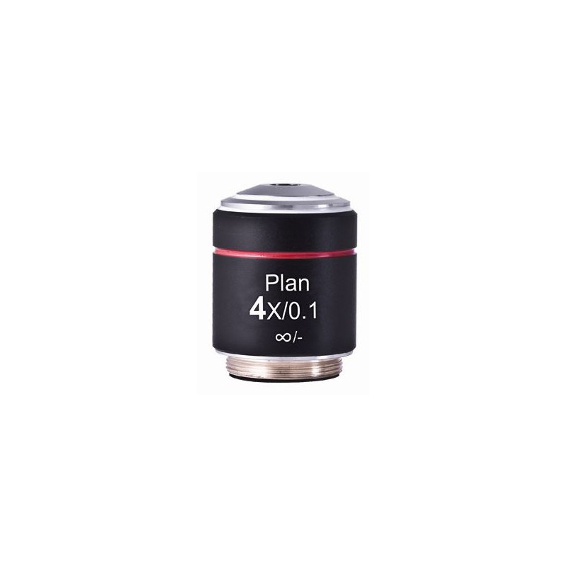 Motic Objektiv PL, CCIS, Plant, akromatiskt 4x/0,10 w.d. 12,6mm (AE2000)