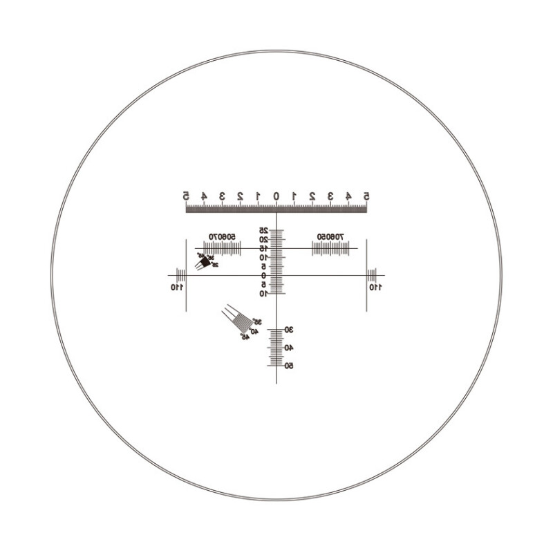 Motic Mikrometerokular WF10X/23mm, diamantproportionsanalysator