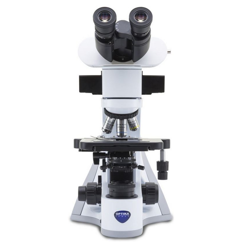 Optika Mikroskop B-510LD2, Fluorescens, trino, 1000x, IOS, blå, grön