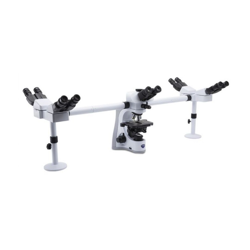 Optika Mikroskop B-510-5, discussion, trino, 5-head, IOS W-PLAN, 40x-1000x, EU