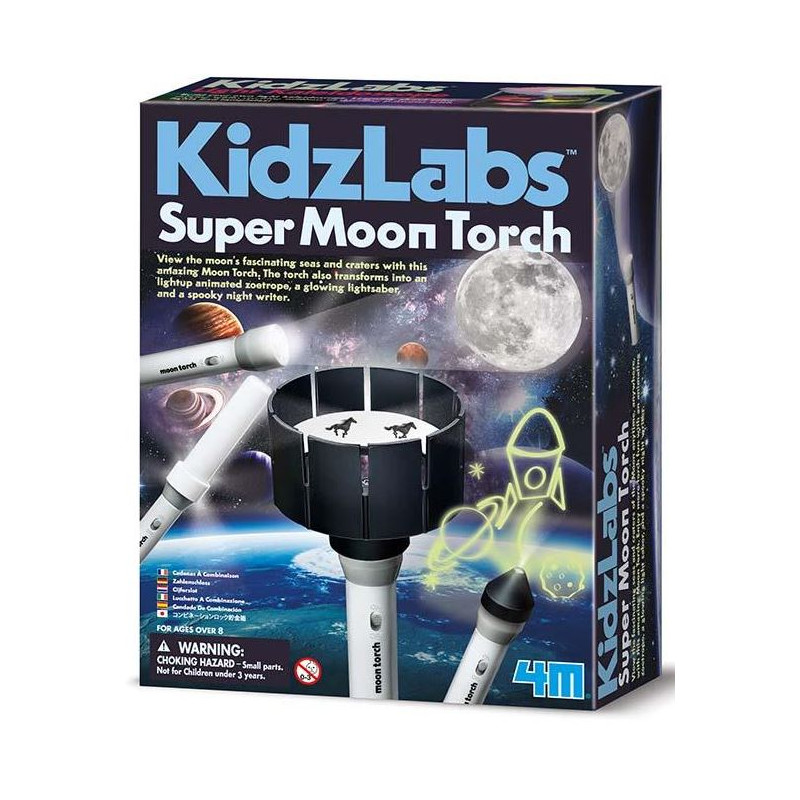 HCM Kinzel KidzLabs Super Moon Torch Ficklampa