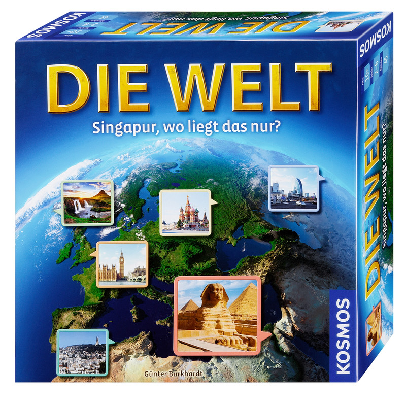 Kosmos Verlag Spel Världen - Singapore, var ligger det?