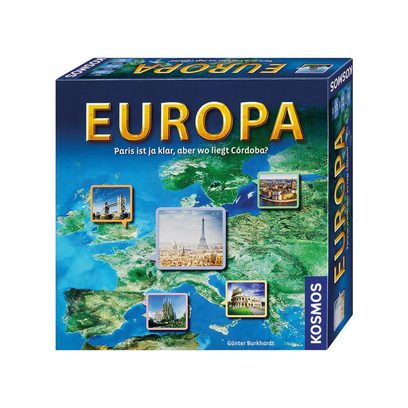 Kosmos Verlag Game Europa - Paris är klart, men var ligger Córdoba?