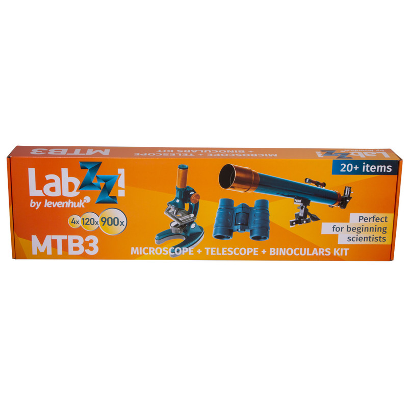 Levenhuk LabZZ MTB3 teleskop, mikroskop och kikare i ett set