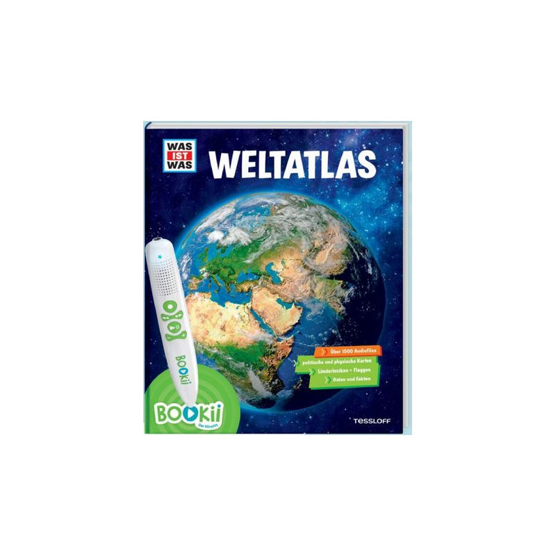 Tessloff-Verlag BOOKii WAS IST WAS Starter Set Världsatlas
