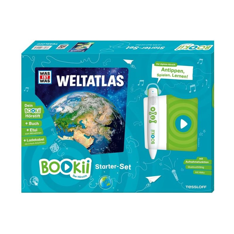 Tessloff-Verlag BOOKii WAS IST WAS Starter Set Världsatlas