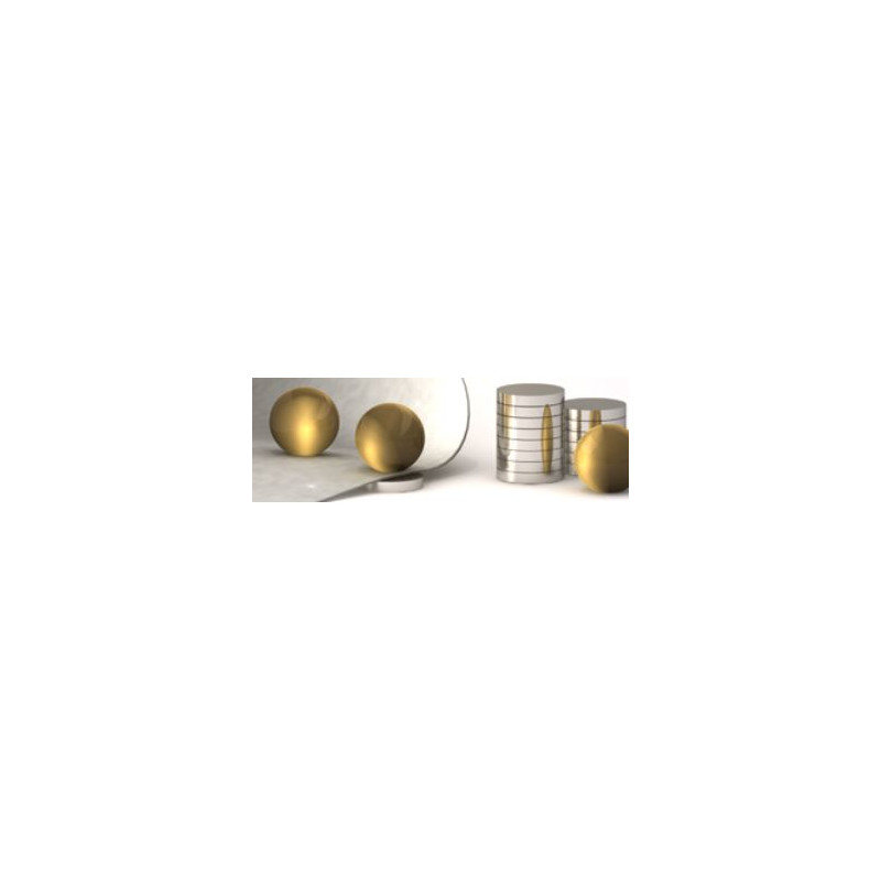 Bacher Verlag Neoballs magnetisk bollsats 54 delar guld