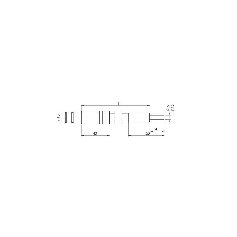 StarLight Opto-Electronics GLF1-1000-4,5, 1-armad, armlängd 1000 mm, aktiv diameter 4,5 mm