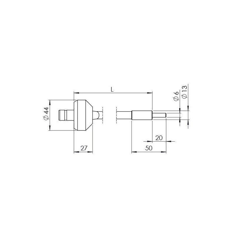 StarLight Opto-Electronics GLS1-450-4.5, 1-armad, armlängd 450 mm, aktiv diameter 4.5 mm