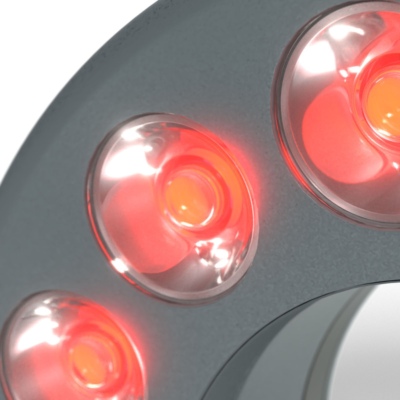 StarLight Opto-Electronics RL12-10s R, spot, röd (625 nm), Ø 66 mm