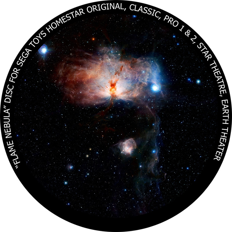 Redmark Slide för Sega Homestar Planetarium Flame Nebula