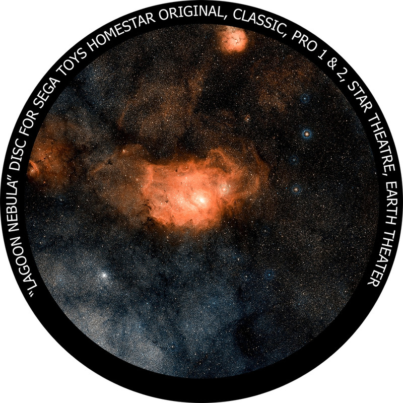 Redmark Slide för Sega Homestar Planetarium Lagoon Nebula