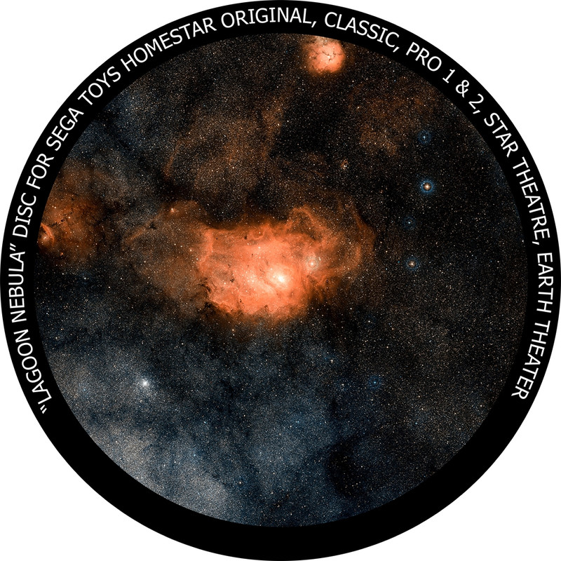 Redmark Slide för Sega Homestar Planetarium Lagunnebulosan