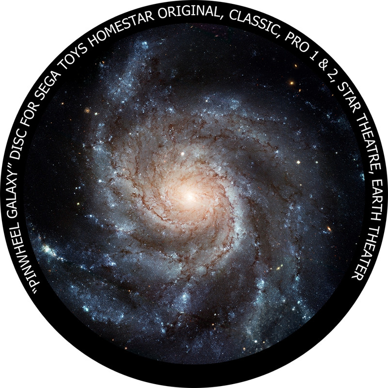 Redmark Slide för Sega Homestar Planetarium Fire Wheel Galaxy