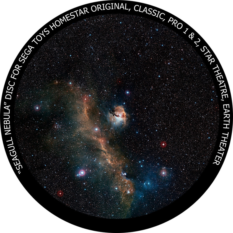 Redmark Skiva för Sega Homestar Planetarium Seagull Nebula