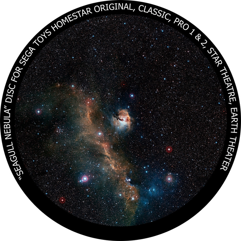 Redmark Slide för Sega Homestar Planetarium Måne-nebulosan