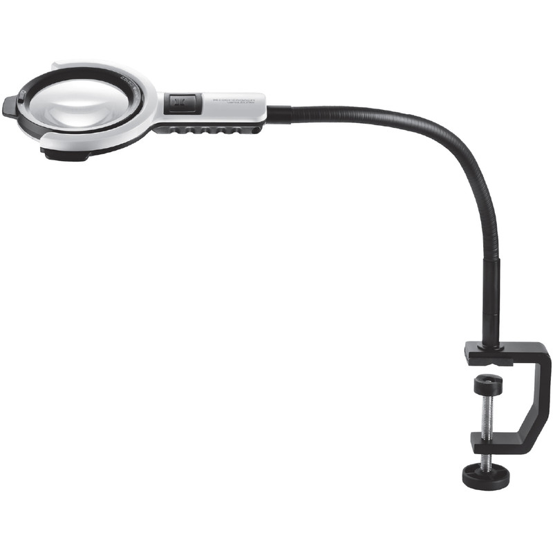 Eschenbach Lupp förstoringslampa varioLED flex, 6dpt, 2,5x, Ø 76mm, Stativ 600 mm