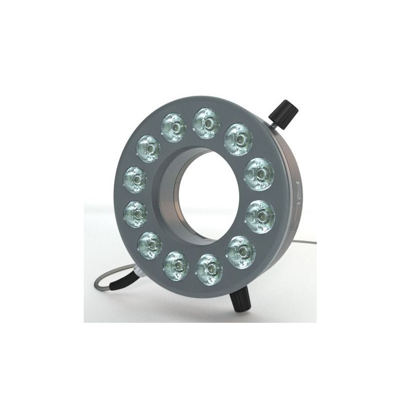 StarLight Opto-Electronics RL12-10s-24V A, spot, bärnsten (590 nm), M12-kontakt (4-polig), Ø 66mm