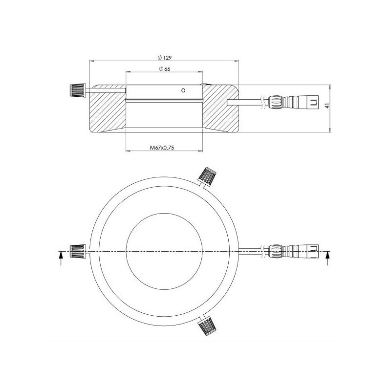 StarLight Opto-Electronics RL12-18f WW, strålkastare, varmvit (3.000 K)