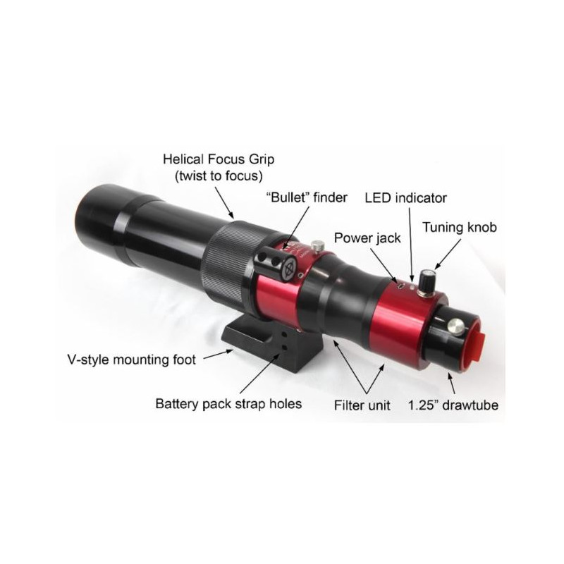 DayStar Solteleskop ST 60/930 SolarScout SS60-ds H-Alpha OTA Set