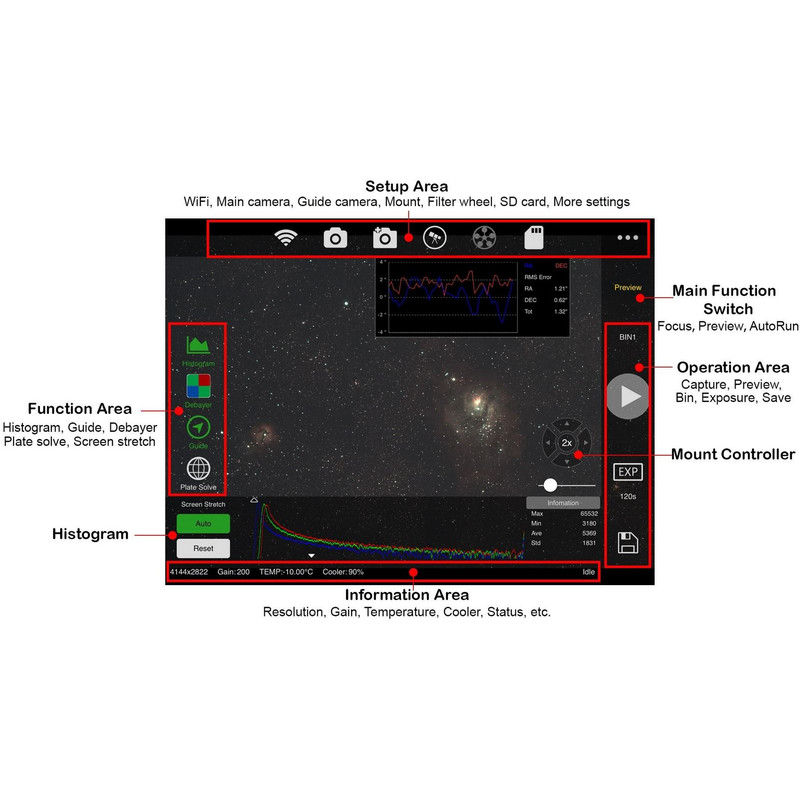 ZWO ASIAIR PRO dator för astrofotografering
