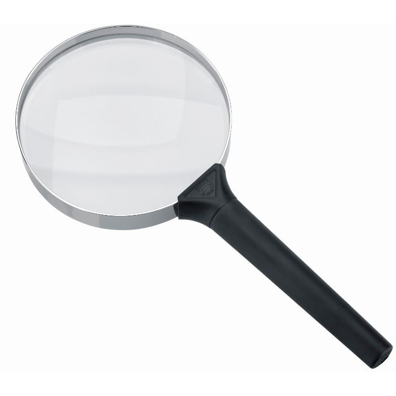 Schweizer Lupp Basic-Line Classic handhållen förstoringsapparat, 4D/2x/Ø100mm, bikonvex