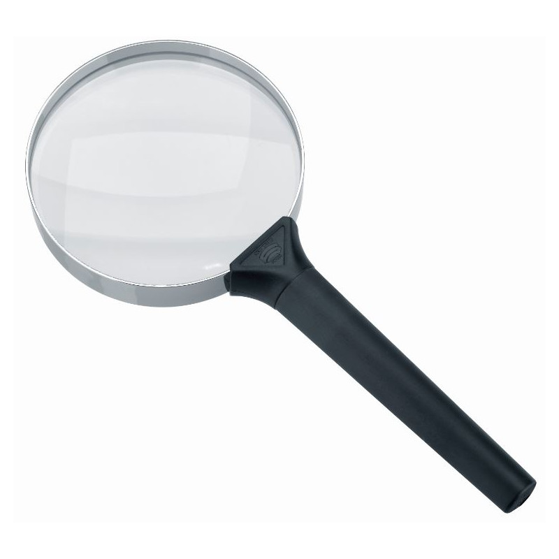 Schweizer Lupp Basic-Line Classic handhållen förstoringsapparat, 4D/2x/Ø90mm, bikonvex