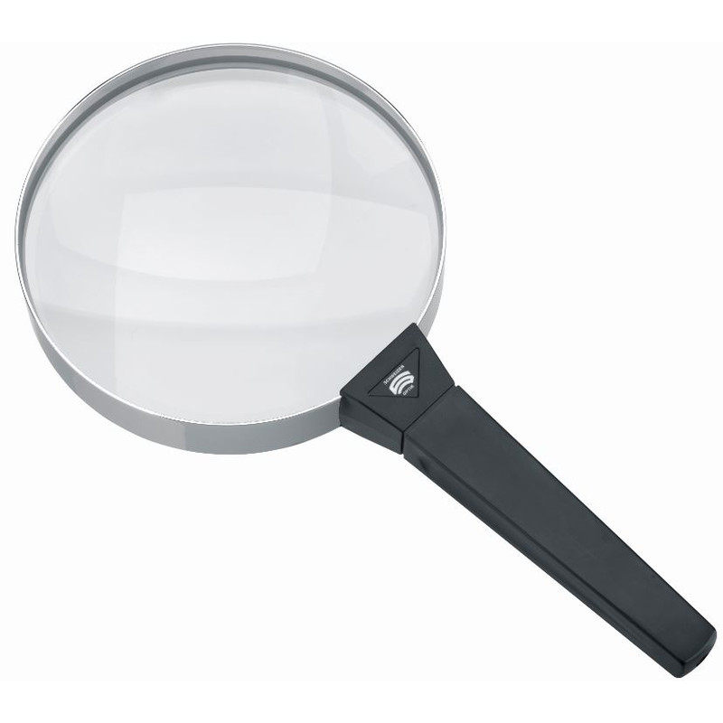Schweizer Lupp Basic-Line FORTE handhållet förstoringsglas, 4D/2x/Ø120mm, bikonvex