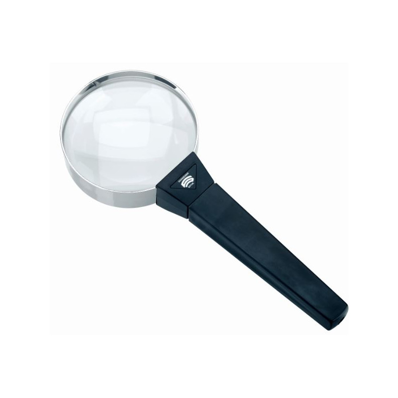 Schweizer Lupp Basic-Line FORTE handhållet förstoringsglas, 10D/3,5x/Ø75mm, bikonvex