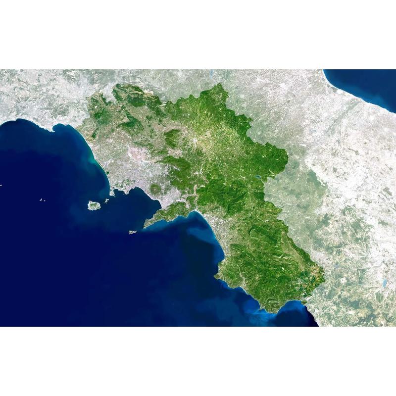 Planet Observer Regionkarta regionen Kampanien