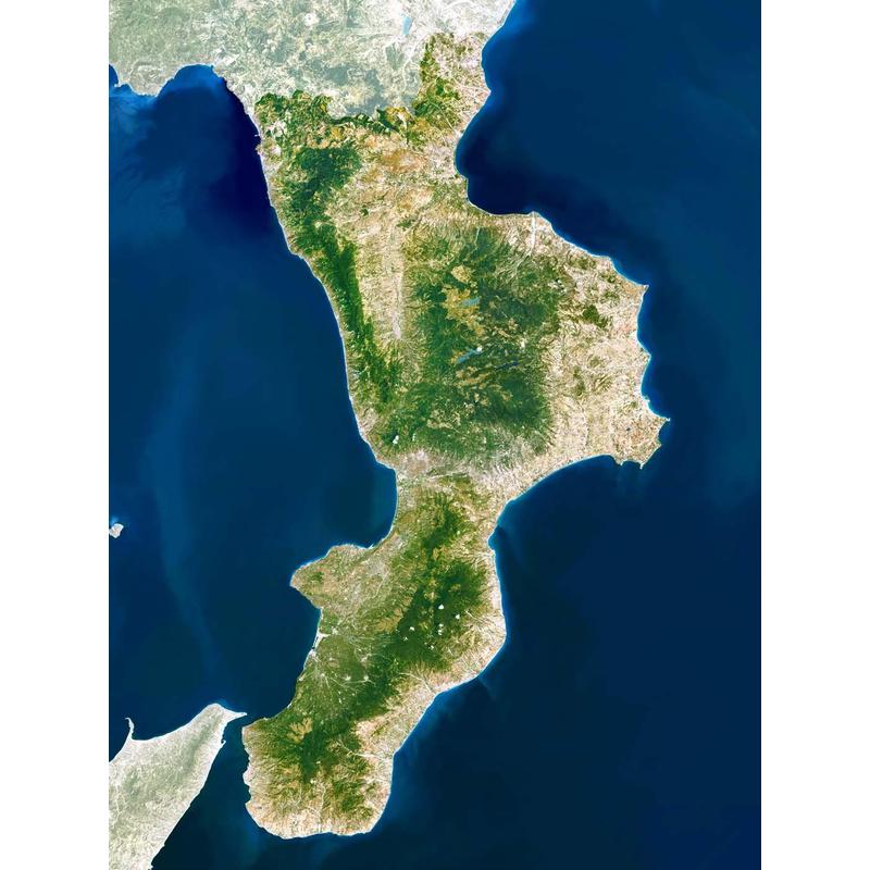 Planet Observer Regionkarta Calabria Region