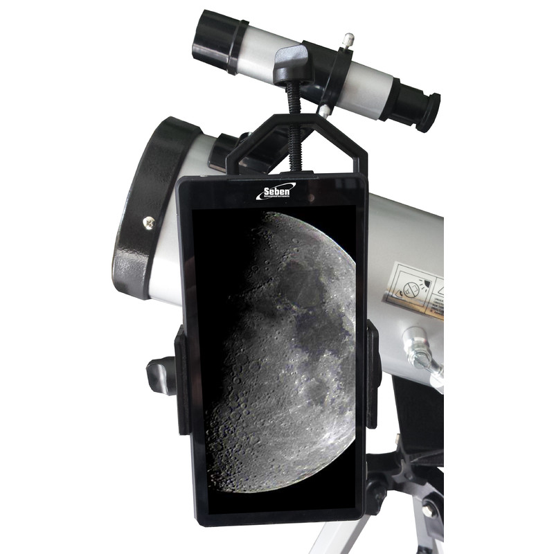 Seben 76-700 Reflektor Teleskop Big Pack + Smartphone-adapter DKA5